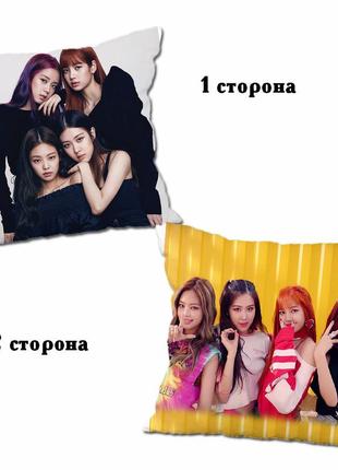 Подушка k-pop blackpink двостороння 25х25 см (y0002)