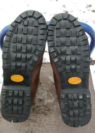 Мужские коричневые треккинговые горные походные ботинки hawkins braemoor skywalk6 фото