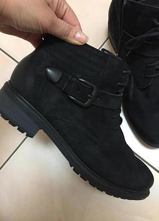 Сапоги ботинки кожаные