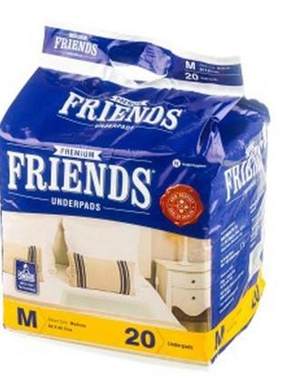 Пеленки для собак friends premium, 60х60 см, 20 шт.