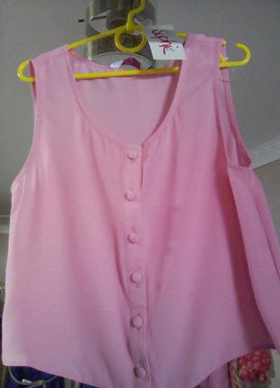 Распродажа! нежный розовый топ блуза для девочки sophie