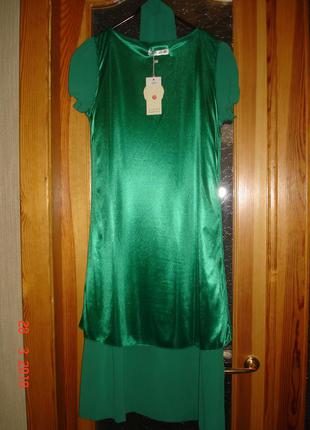 Плаття нарядне смарагдового кольору нове4 фото