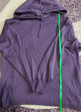 Кофта свитер свитшот фиолетовый 48-50