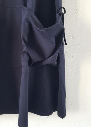 Платье  cos из хлопка с карманами на завязке размер l7 фото