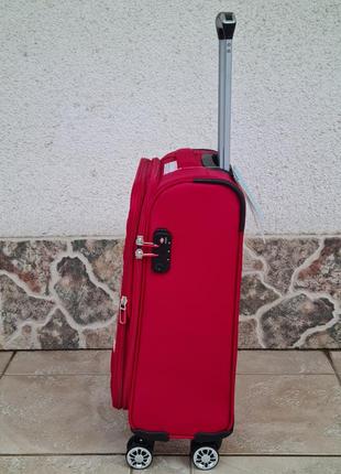 Ручная кладь. чемодан airtex 6522 red ультралегкий3 фото