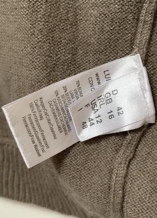 Кардиган вовна шовк кашемір кофта джемпер свитер накидка6 фото