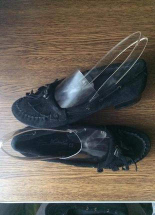 Рр 40-26 см новые cтильные замшевые балетки мокасины от erino ventori