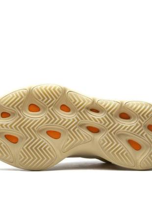 Кроссовки мужские, женские adidas yeezy boost 700 v3 safflower, бежевые/желтые (адидас изи буст)4 фото