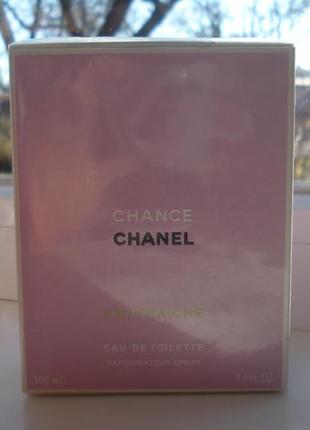 Chanel chance eau fraiche . 100 мл туалетная вода