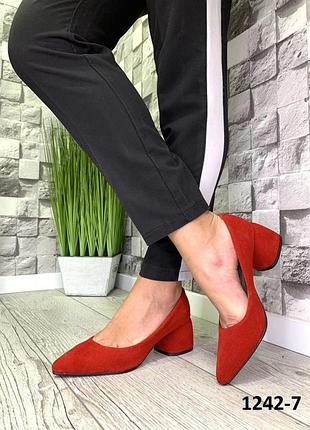 🔥 шикарные замшевые туфли лодочки