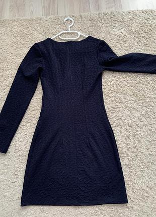 Платье темно-синее, размер 42 5