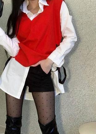 Базовая красная жилетка 🍓