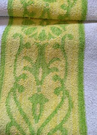 Банное винтажное махровое полотенце кнр времён ссср