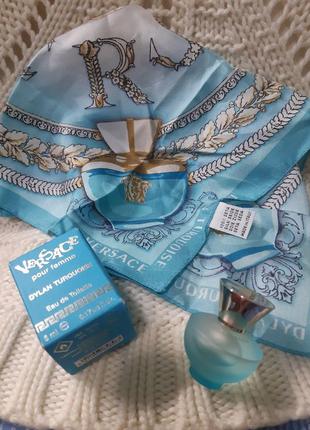 Набор платок хустка, парфюм от версаче италия5 фото