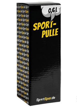 Оригінал sportspar алюмінієва пляшка для пиття sportpulle 600мл без бісфенолу-а (німеччина)4 фото