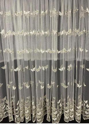 Тюль з бабочкаии,метеликами