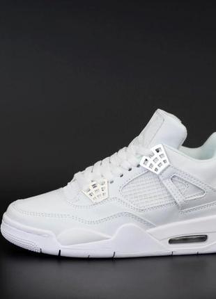 Мужские кроссовки nike air jordan 4 white