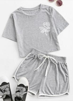 Костюм топ +шорты