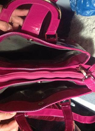 Лакова сумка lantadeli paris сумка