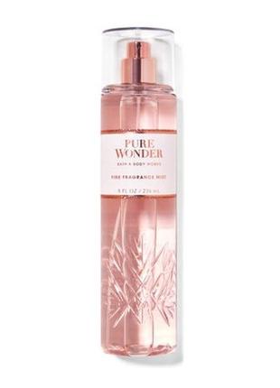 Спрей для тіла міст pure wonder bath and body works оригінал сша b200121