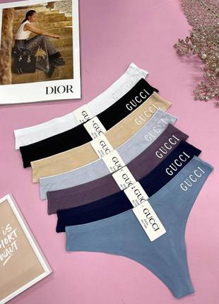 Женские трусики стринги 7258 - 6 шт