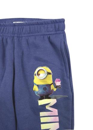 Скидка утепленные трикотажные штаны с миньонами на девочек, despicable me sun city