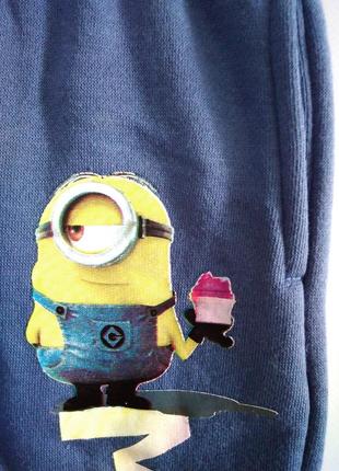 Скидка утепленные трикотажные штаны с миньонами на девочек, despicable me sun city