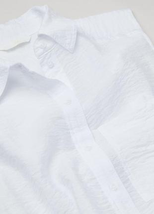 Блуза/рубашка без рукавов из ткани с  вискозы, h&m, р.хл4 фото