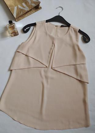 Елегантна  кремова блуза від zara basic