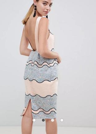 Платье-карандаш премиум-класса с юбкой-тюльпаном asos design4 фото