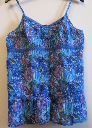 Акция 1+1=3 распродажа легкая невесомая блуза маечка f&f котон размер 18