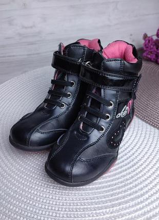 Распродажа модели демисезонной обуви ботинки для девочек9 фото