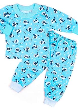 Дитяча трикотажна піжама/собаки, бавовняна піжама/дитяча трикотажна піжама