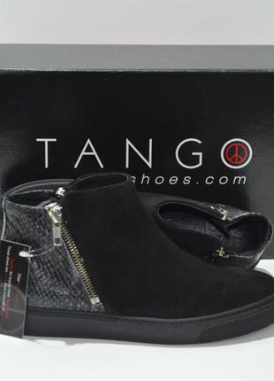 Розпродаж!черевики 37,38 бренд: tango замша португалія