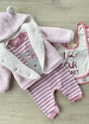 Набір, комплект, кофта меховушка, комбінезон