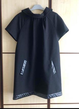 Платье черное мини1 фото