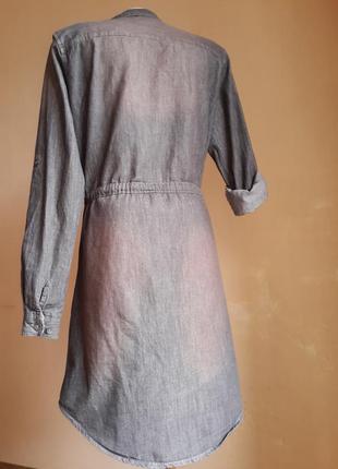 Джинсове сукню бавовна bershka іспанія 4