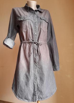 Джинсове сукню бавовна bershka іспанія