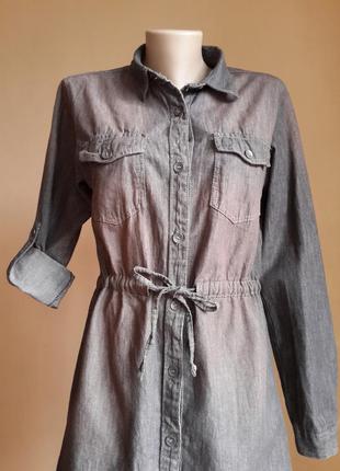 Джинсове сукню бавовна bershka іспанія 2