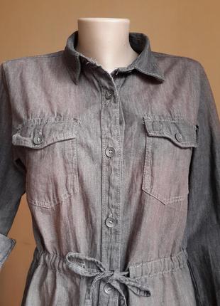 Джинсове сукню бавовна bershka іспанія 3