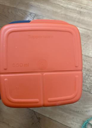 Ланчбокс пластик для їжі tupperware5 фото