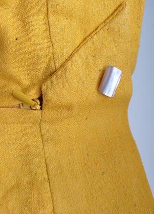 Юбка карандаш лен рами винтаж ❤️ льняная юбка миди9 фото
