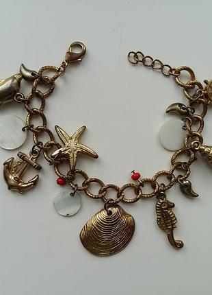 Летний браслет на морскую тему