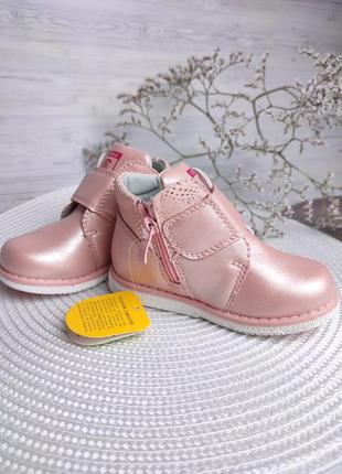 Фирменные демисезонные ботинки на девочку ботиночки детские новая модель 2022 весна-осень3 фото