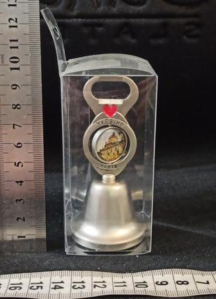 Колокольчик сувенир львов украина подарок презент сувенир память декор сердце любовь собор юра1 фото