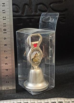 Колокольчик сувенир львов украина подарок презент сувенир память декор сердце любовь собор юра