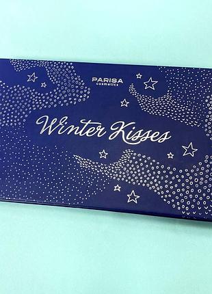 Палетка тіней parisa winter kisses ice love, 15 кольорів к. 3195