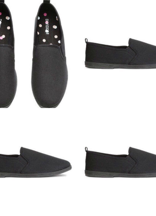 Мокасини, кеди, сліпони еспадрільї оригінал h&m