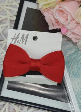 H&m новый фирменный галстук - бабочка на резинке стильному мальчику3 фото