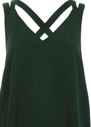 Красивая зеленая майка блуза river island